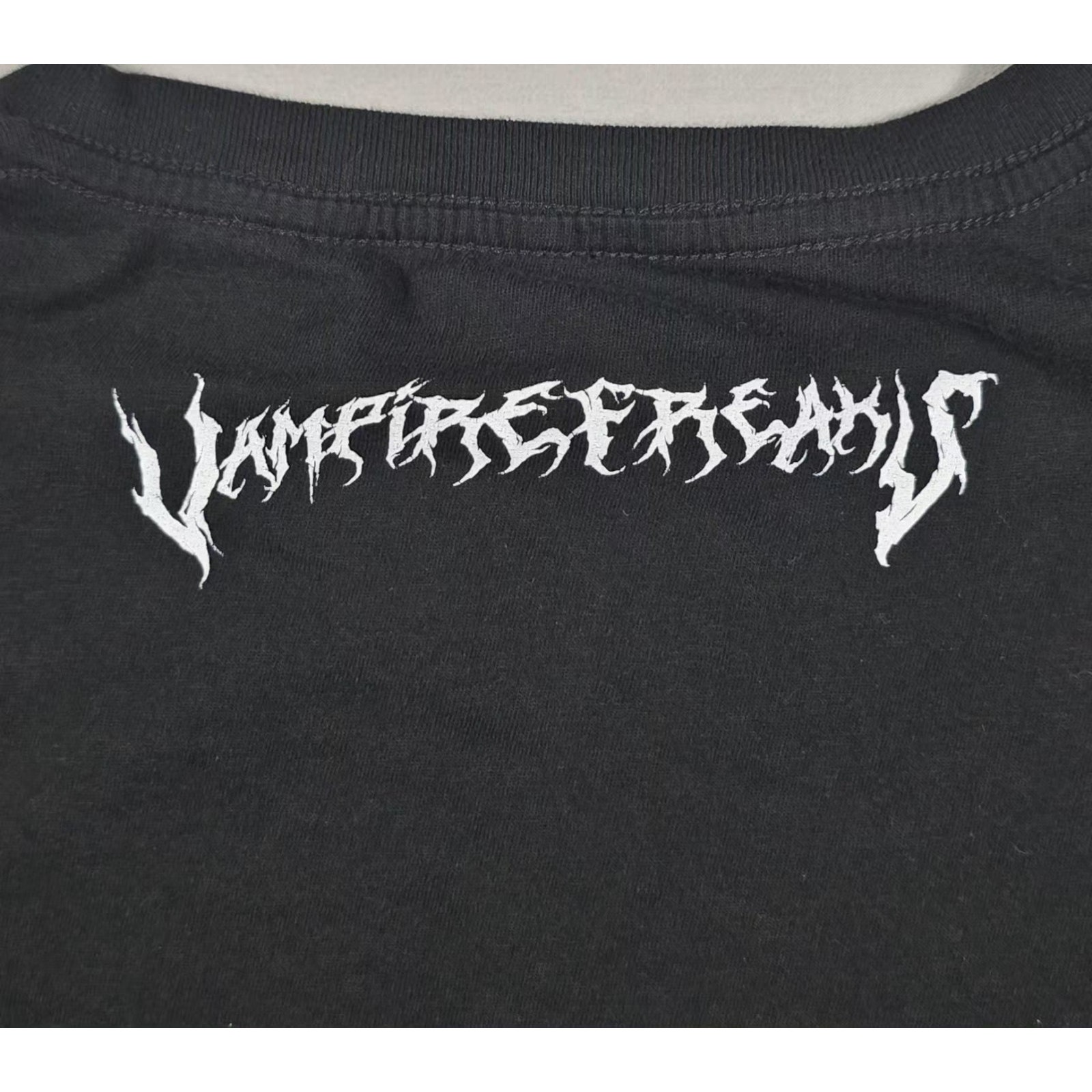 Vampirefreaks Shirt Mens Medium Black Goth Grunge Spider Skull Web Graphic Tee — image 5 of 6